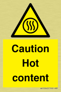 Caution Hot content